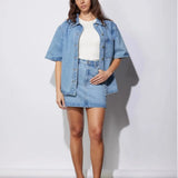 Reese Oversized Denim Shirt Ena Pelly