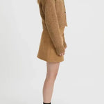 Marlo Cardigan in Camel Blanca