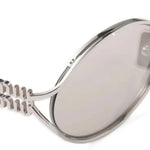 Logo Metal Oval Sunglasses by Miu Miu Miu Miu