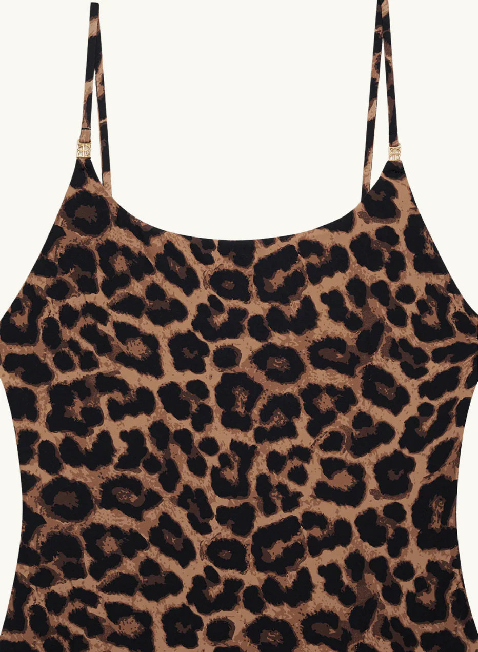 Vesta One Piece in Leopard Anine Bing