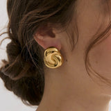Pleated Knot Earring Anna Rossi