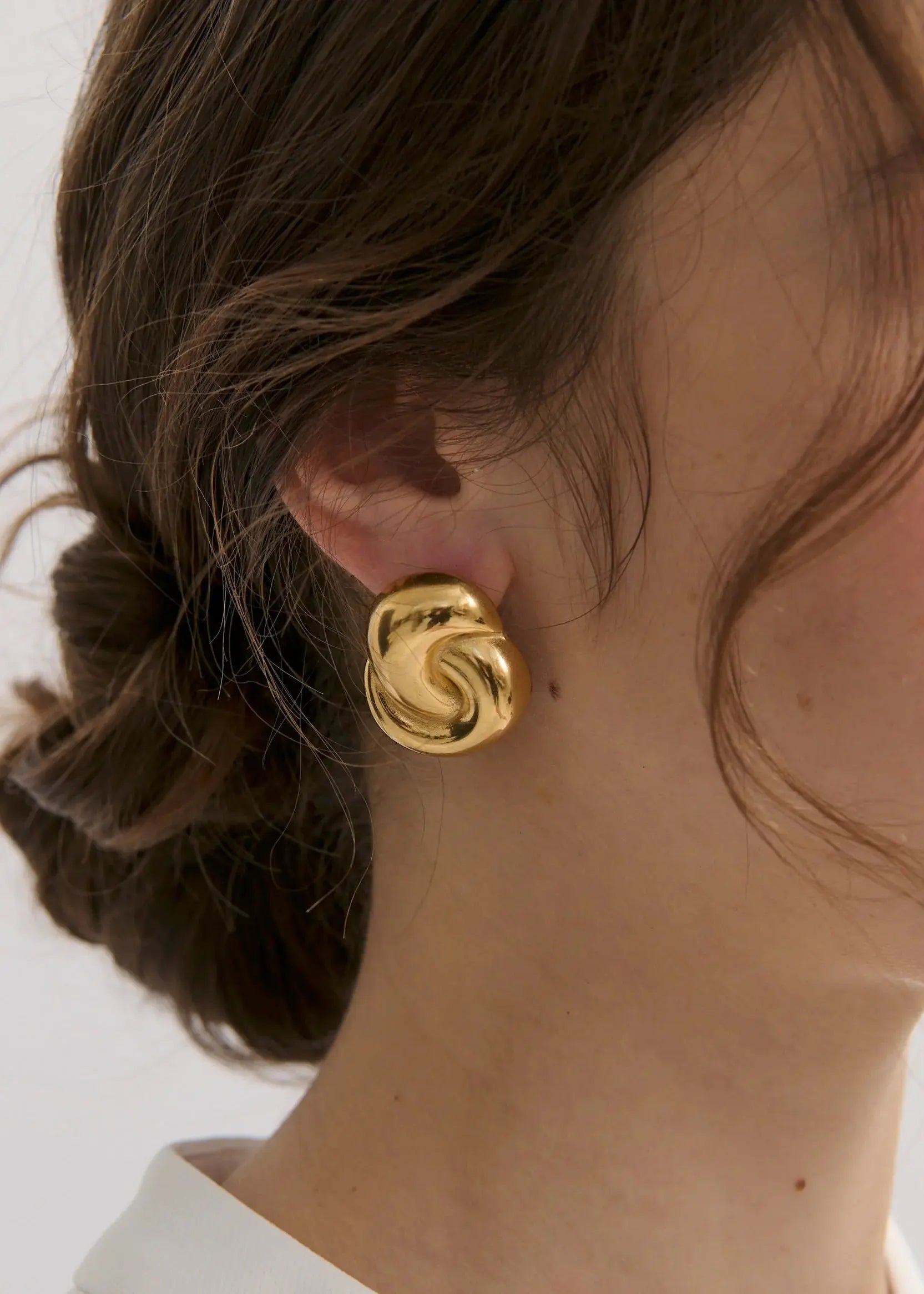 Pleated Knot Earring Anna Rossi