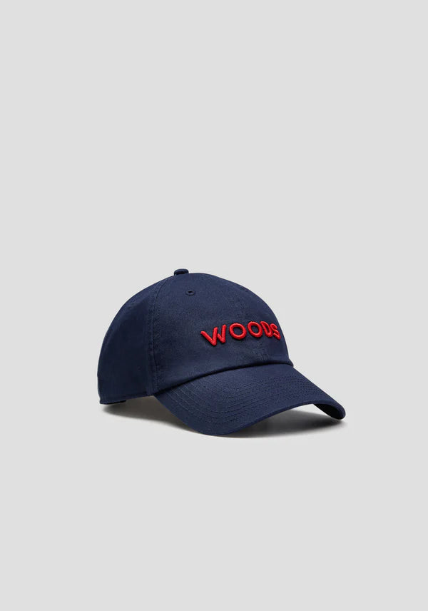 Woods Cap in Navy/Red Viktoria + Woods