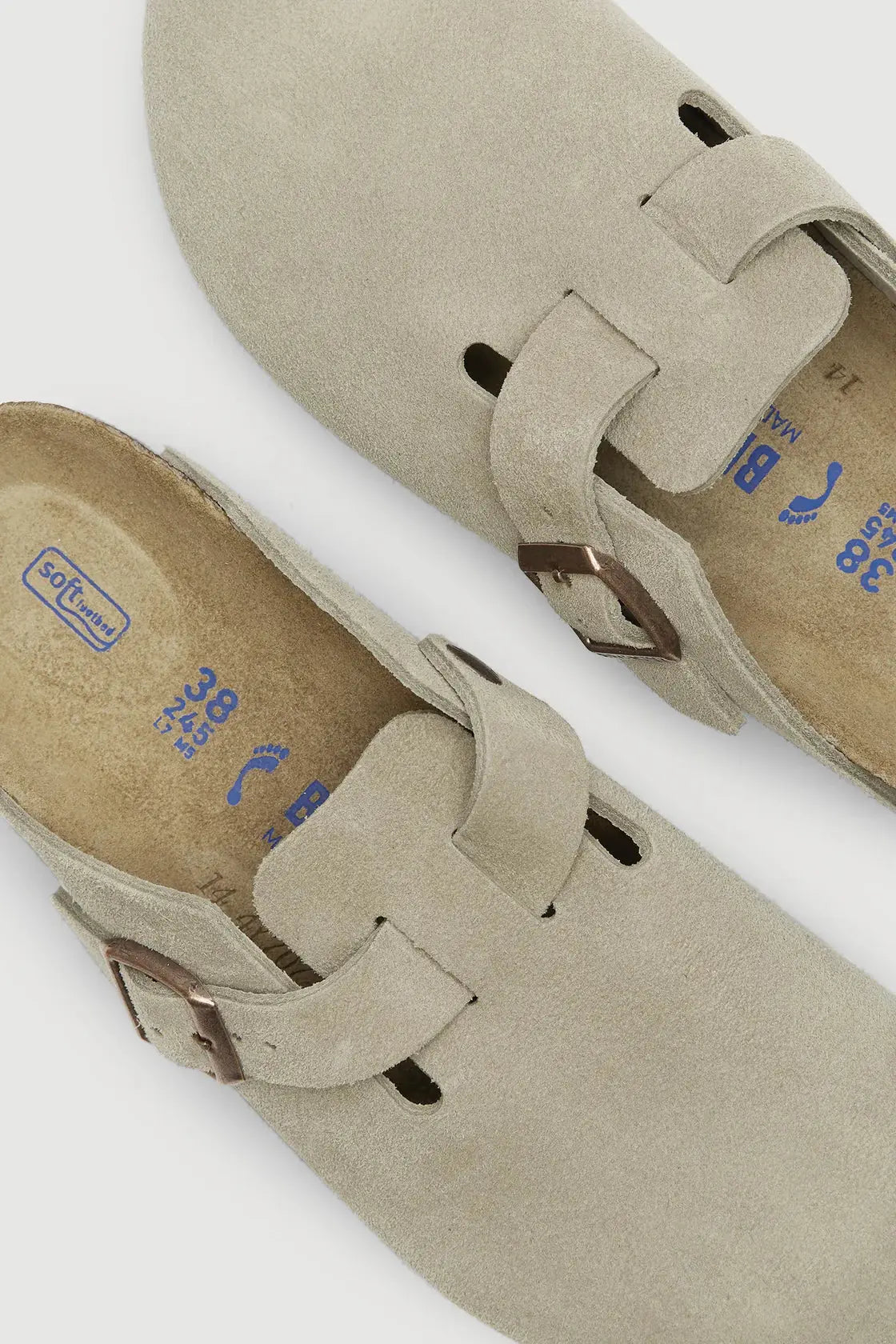 Boston SFB Taupe Suede Leather - Regular Fit Birkenstock