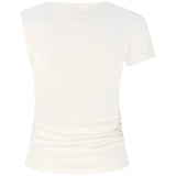 Ciera Asym Top in Chalk One of Others