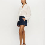 Lenny Blouse in White Kivari