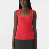 Low scooped rib tank Bassike