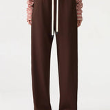 Pinstitch Detail Pant in Carob