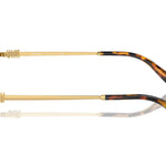 Miu Miu 562ZS in Gold/Dark Brown Miu Miu
