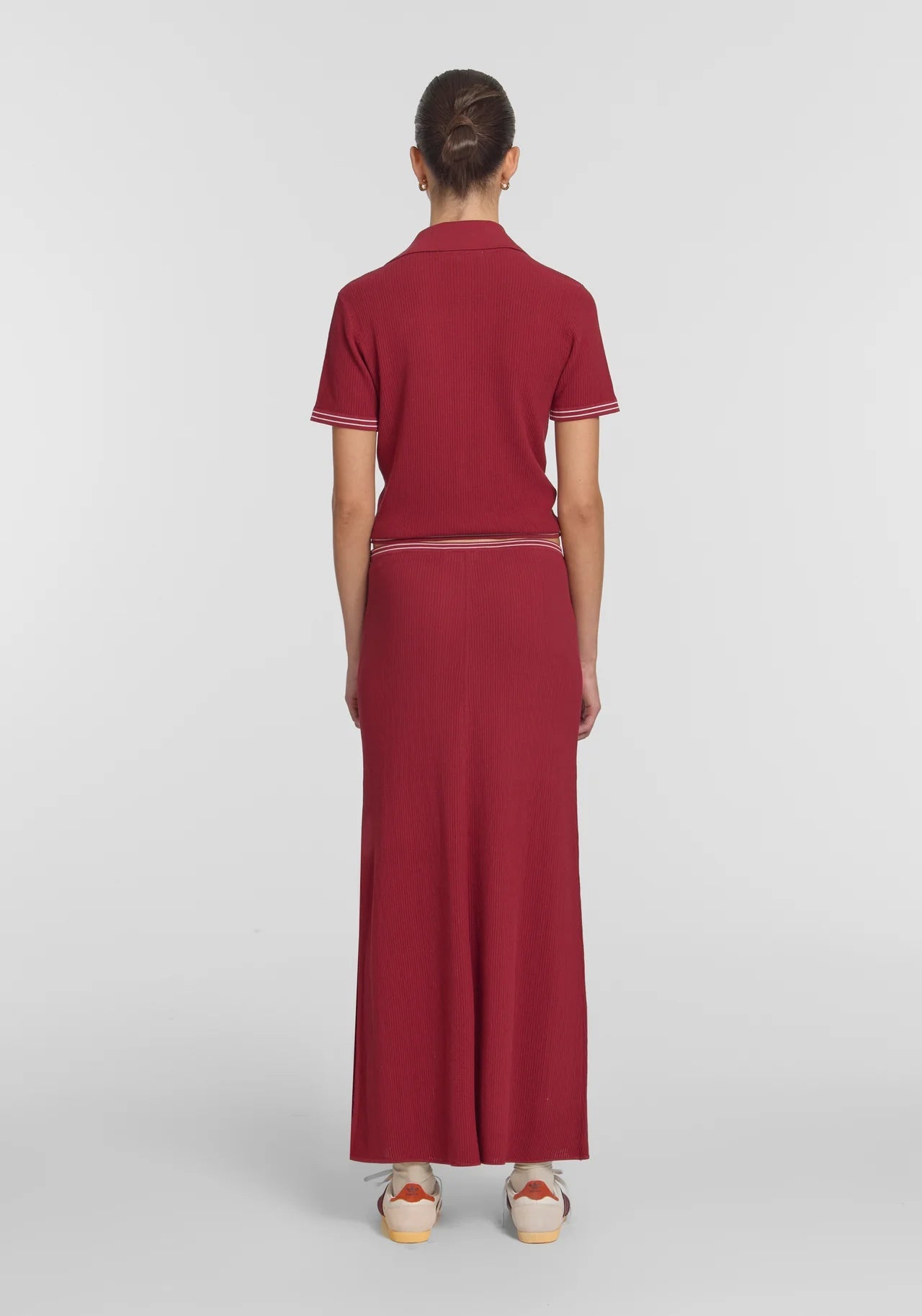 Showtime Skirt in Red Viktoria + Woods