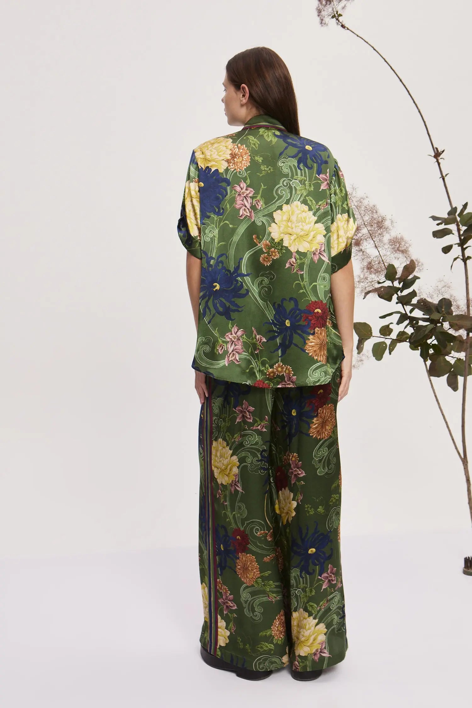 Avery Silk Pant Alemais