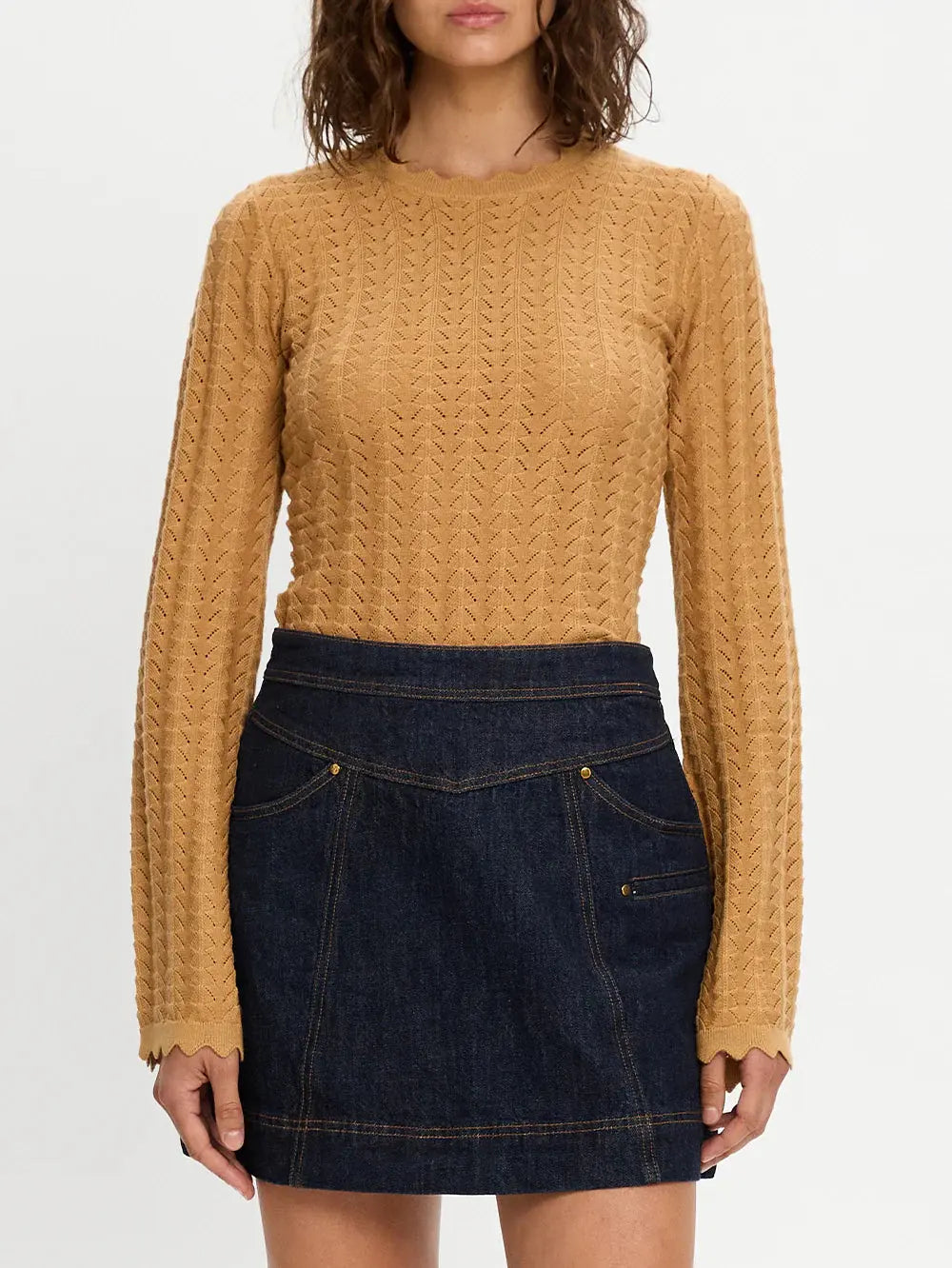 Immy Denim Mini Skirt Kivari