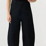 Cotton Twill Barrel Leg Pant Bassike