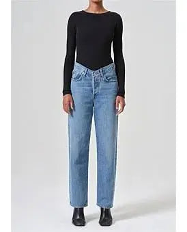 V-waist baggy Jean in Fairway AGOLDE