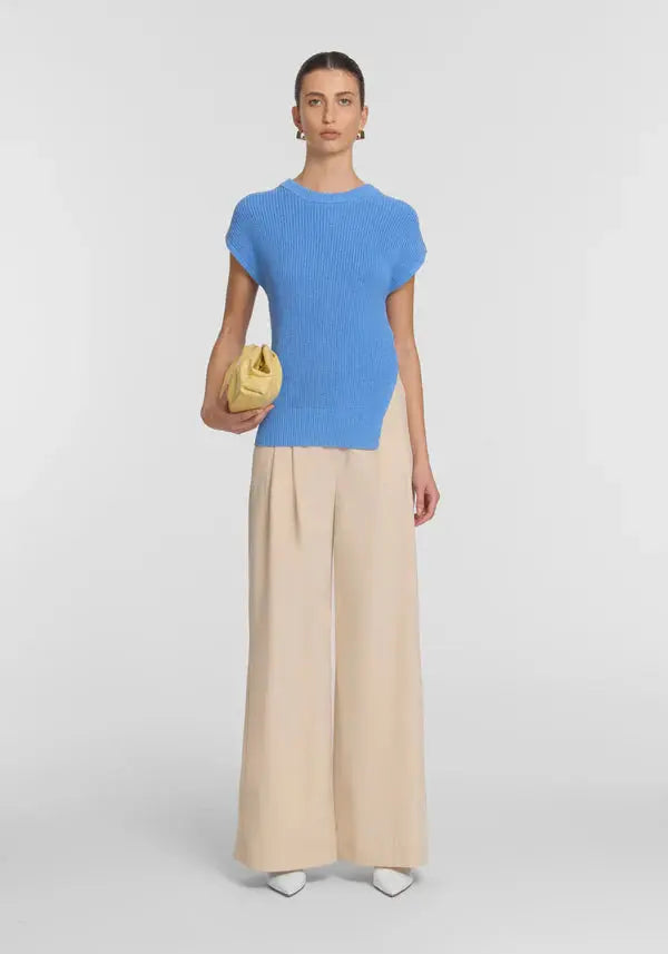 Memphis Knit Top in Blue Viktoria + Woods