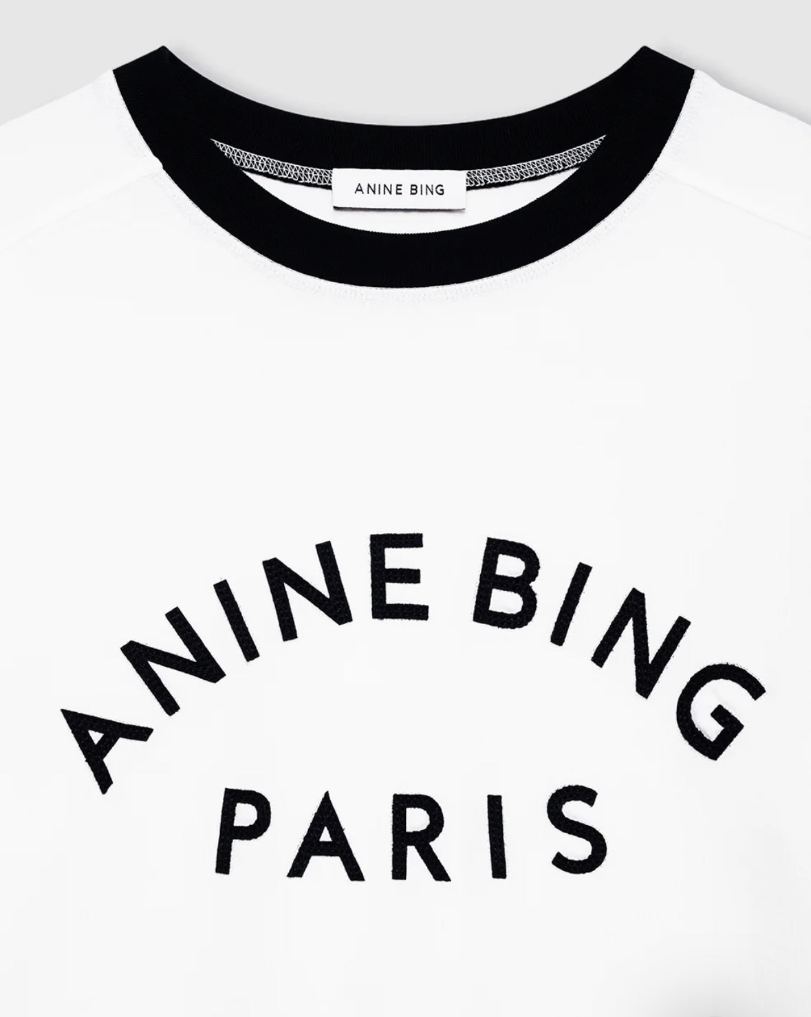 Jaylin Tee Paris in Ivory Anine Bing