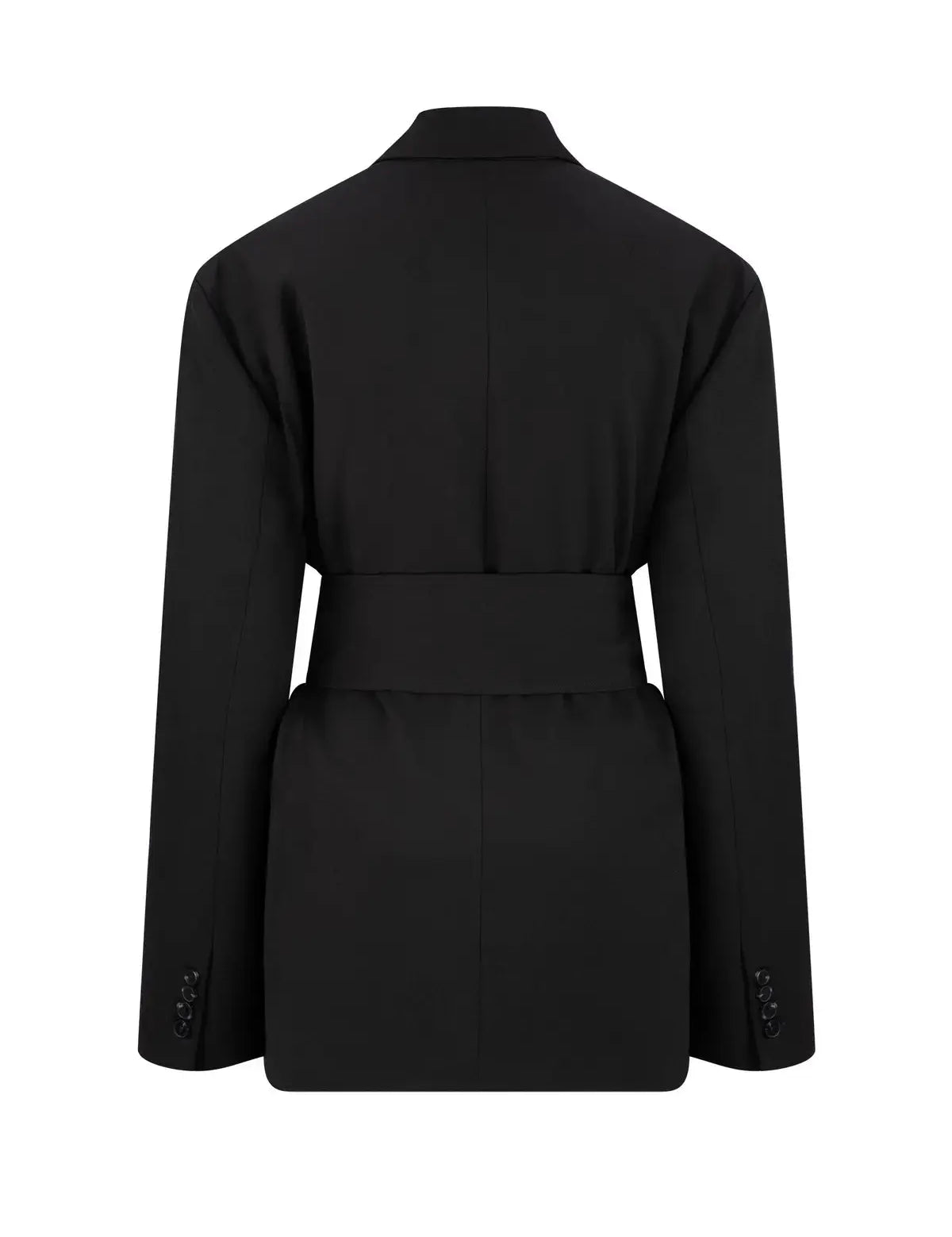 Bea Belted Blazer in Black One of Others