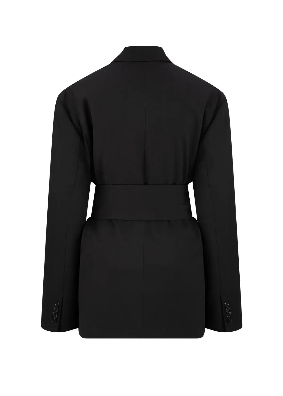 Bea Belted Blazer in Black One of Others