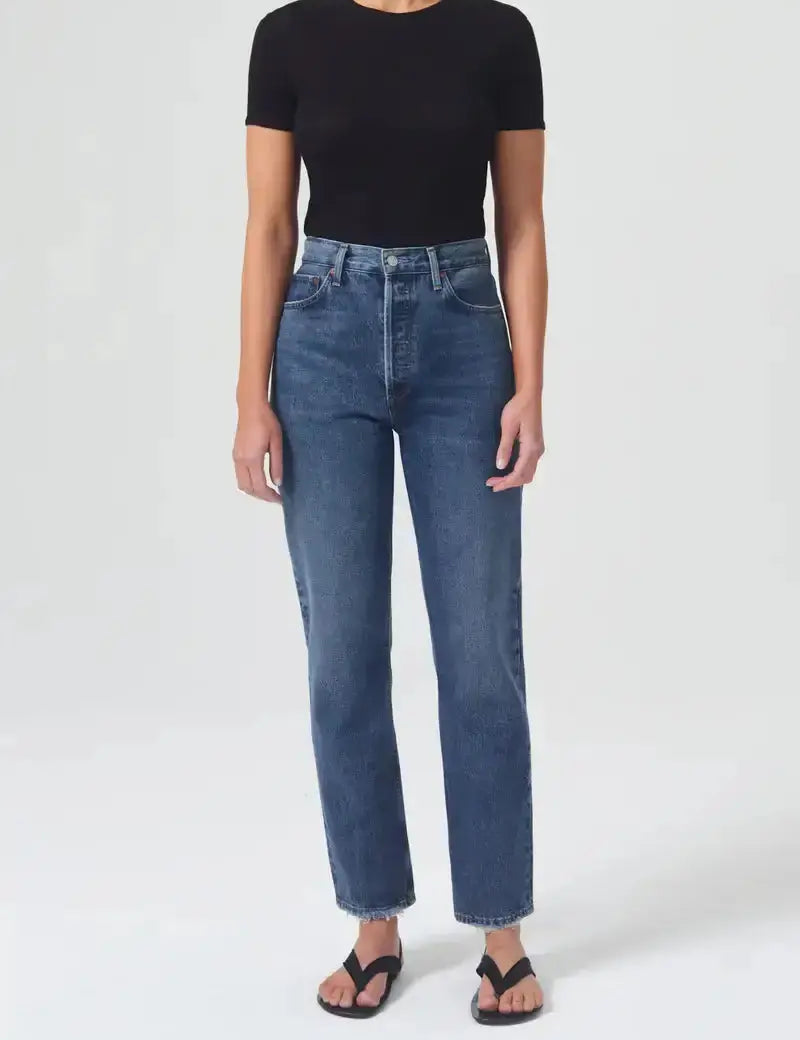 90’s Pinch Waist High Rise Straight in Range AGOLDE