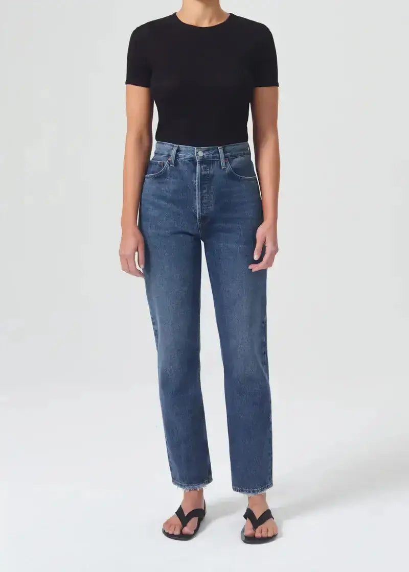 90’s Pinch Waist High Rise Straight in Range AGOLDE