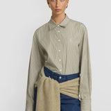 Trinity Shirt in Green Stripe Viktoria + Woods