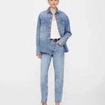 Dante Denim Shirt in Bleached Blue Anine Bing