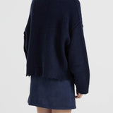 Pepa Cardigan in Navy Blanca
