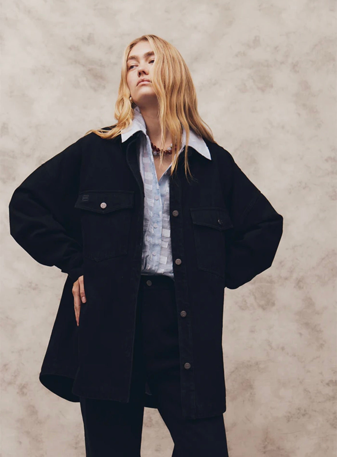 Indira Jacket in Black Blanca