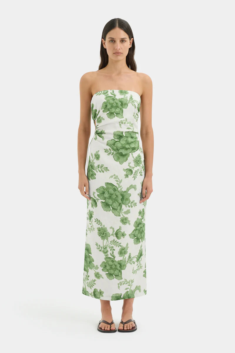 Gardella Strapless Midi Dress Sir.