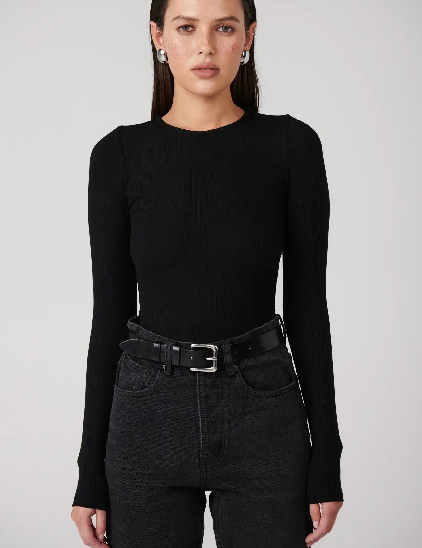 Elise Bodysuit in Black