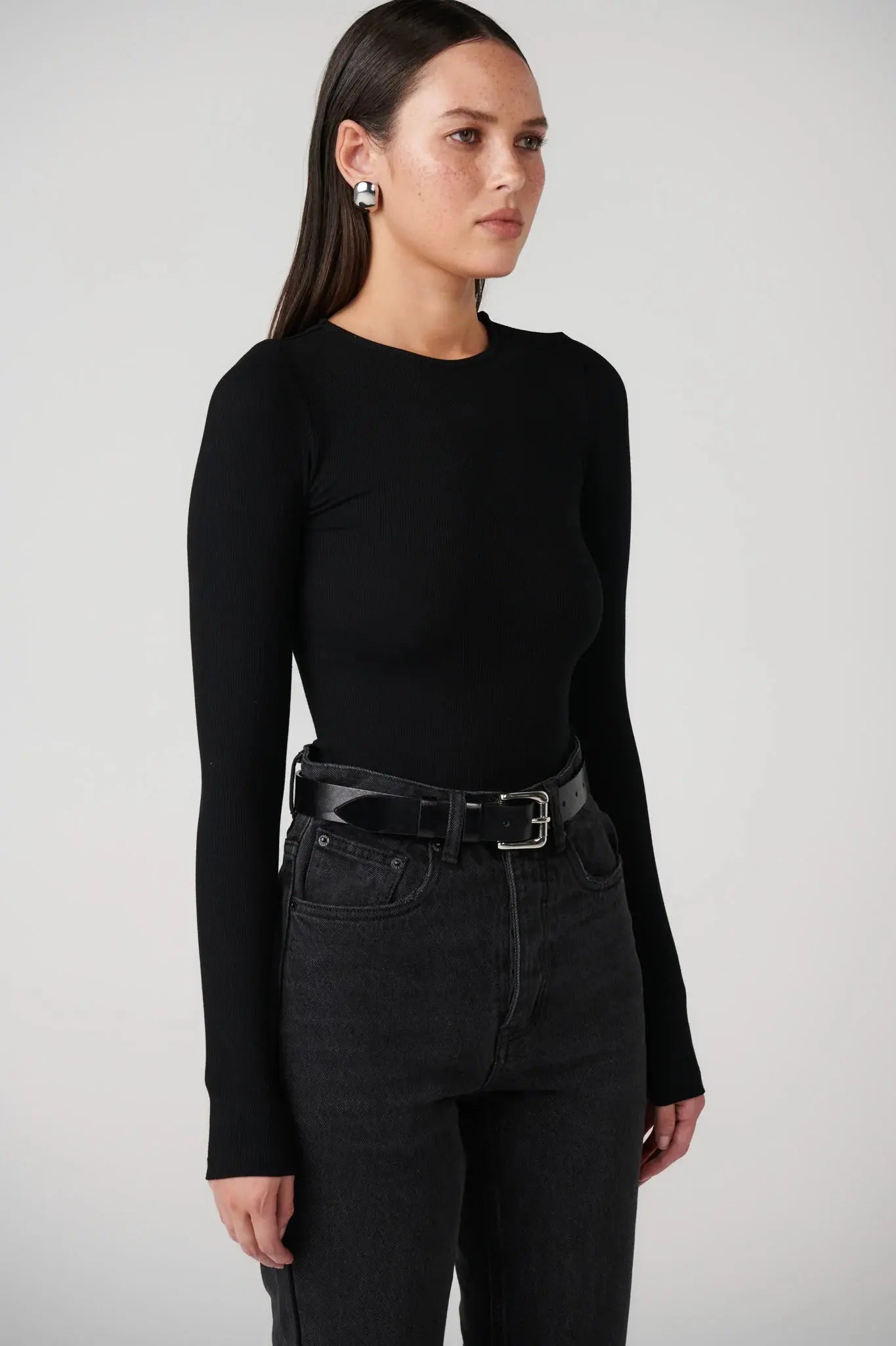 Elise Bodysuit in Black