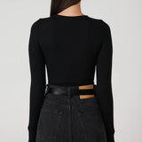 Elise Bodysuit in Black