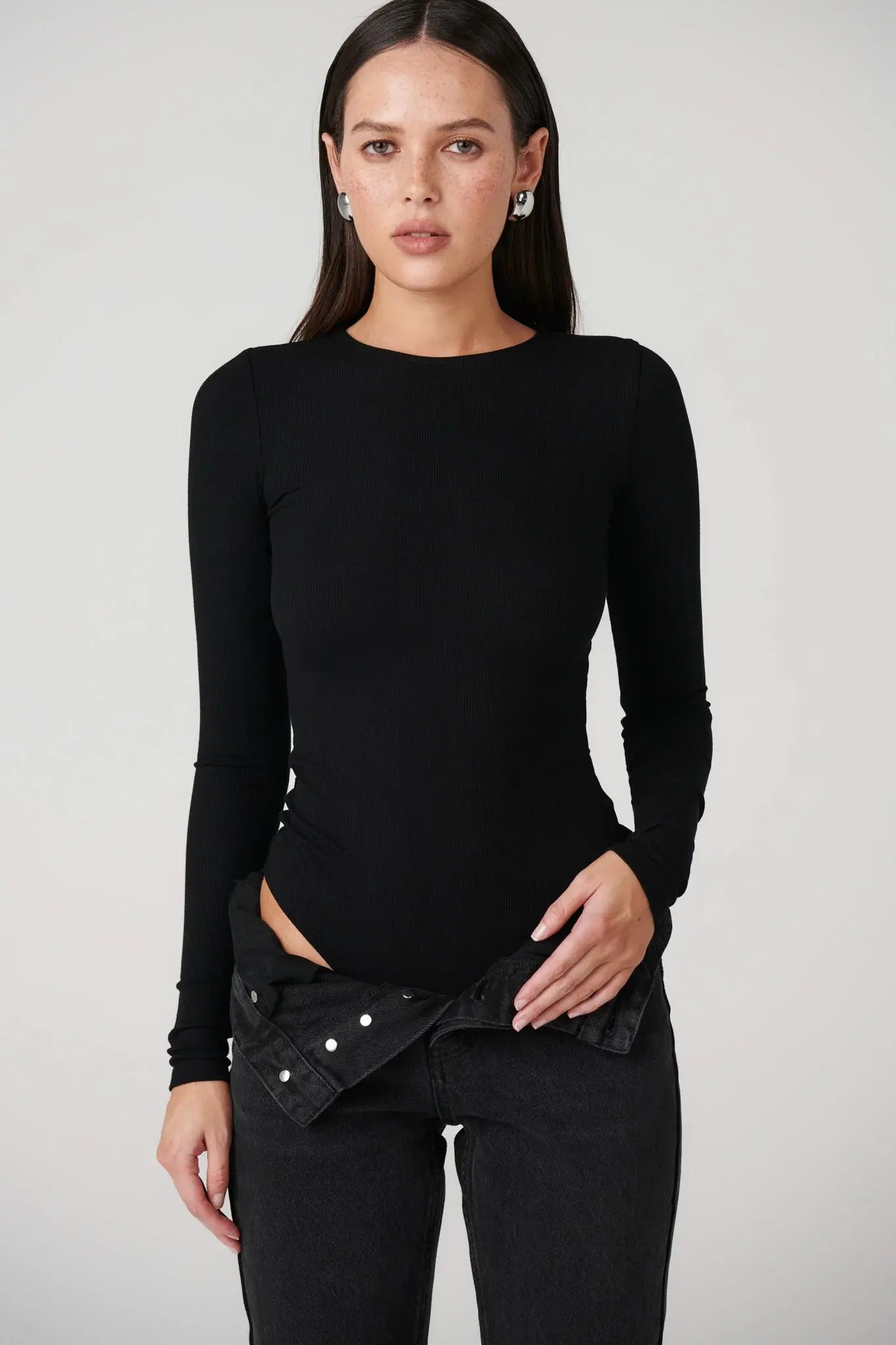 Elise Bodysuit in Black