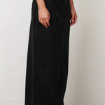 Hudson Maxi Skirt in Overdyed Black