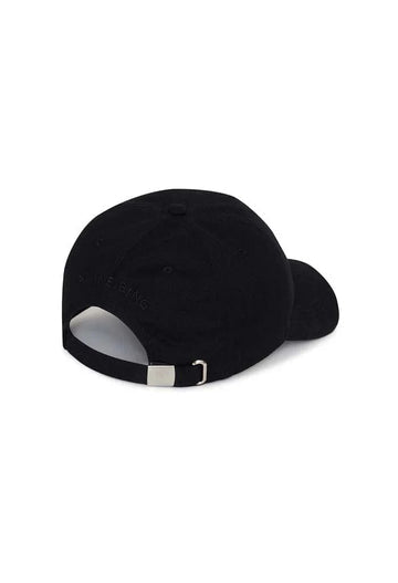 Jeremy Baseball Cap Framed Monogram in Black Anine Bing
