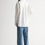 Carter Shirt in White Elka Collective