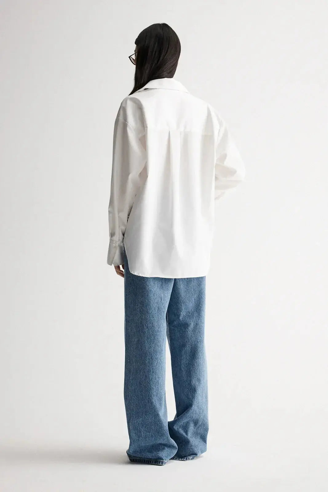 Carter Shirt in White Elka Collective