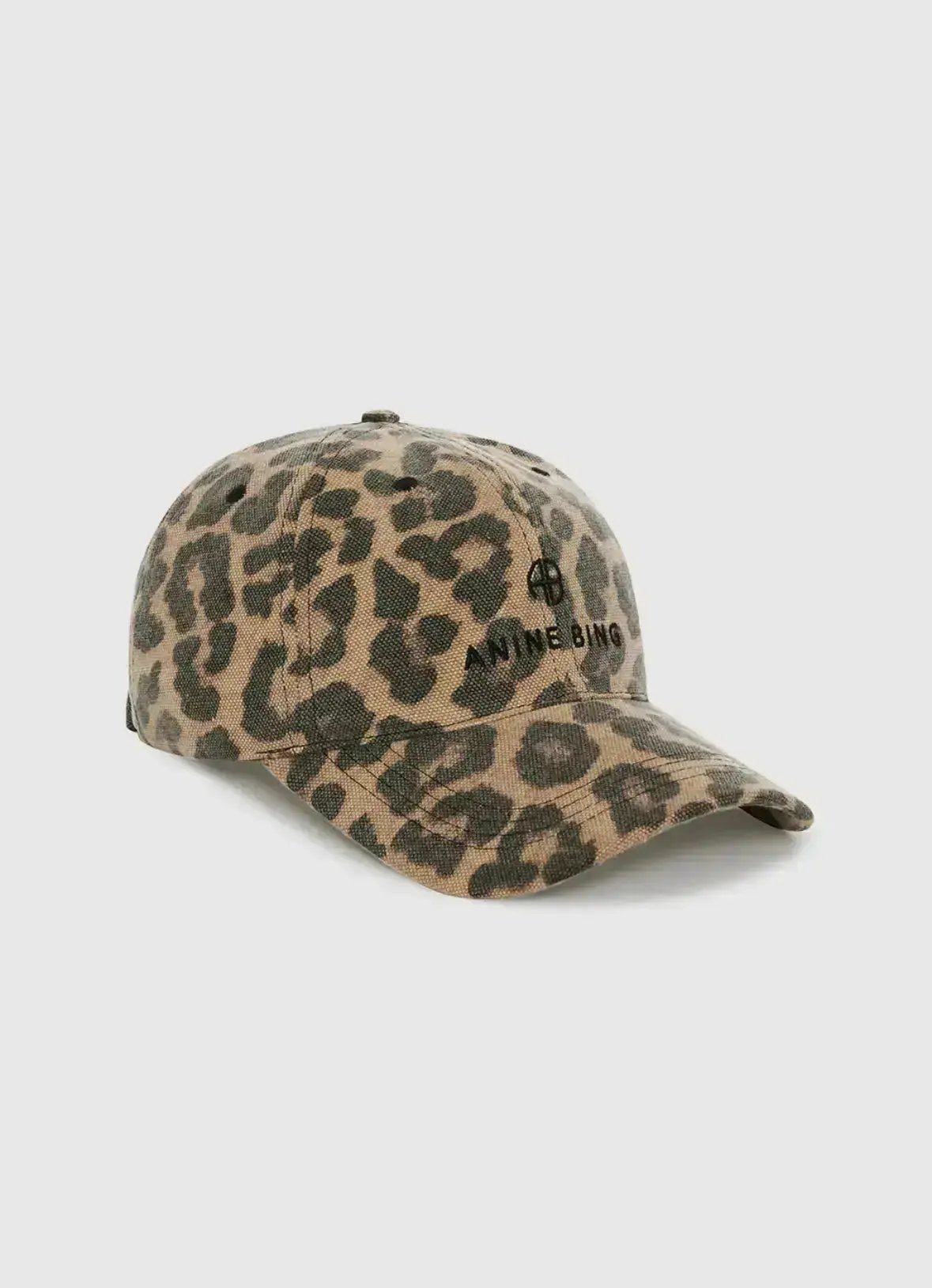 Jeremy Baseball Cap in Leopard Anine Bing