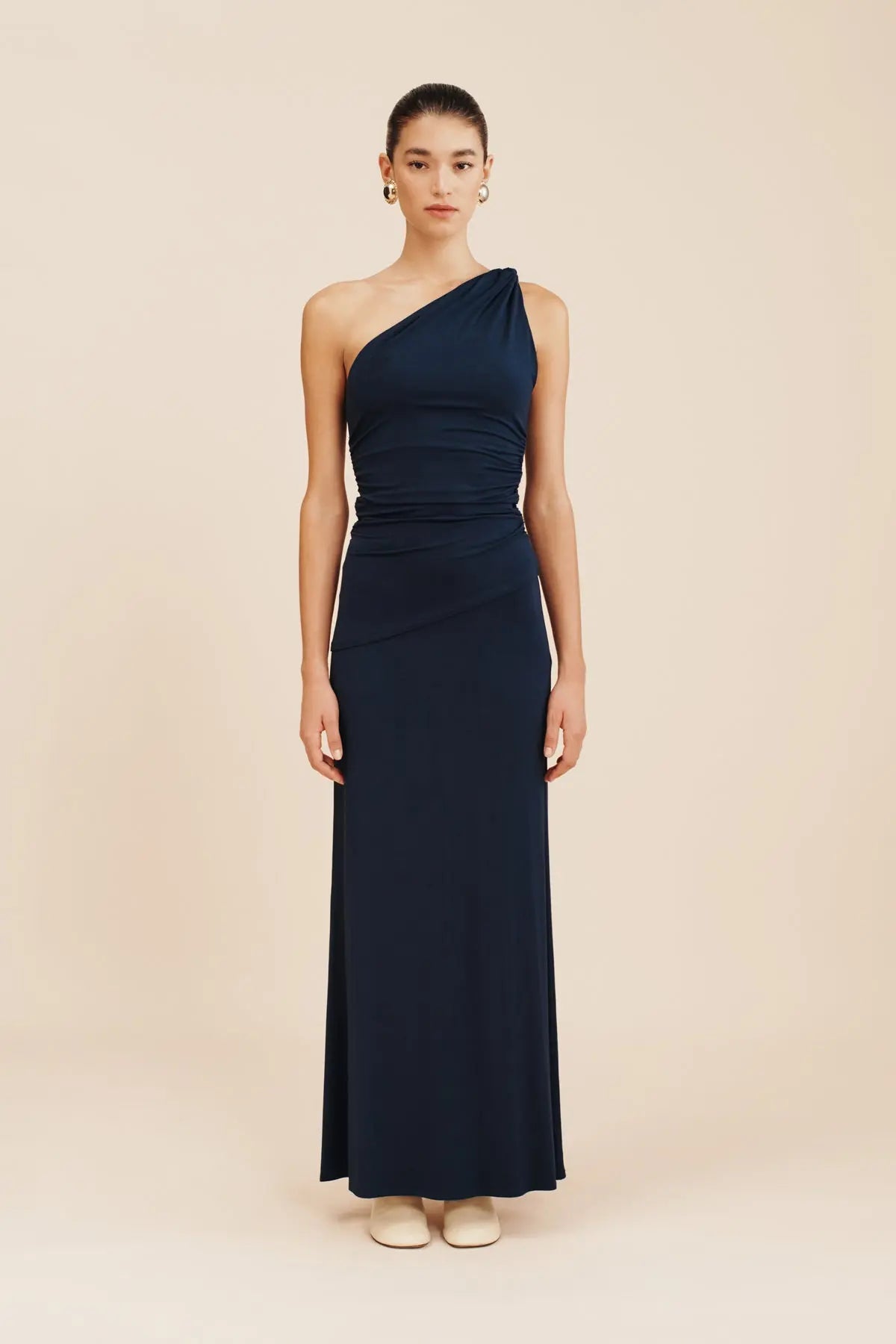 sasha one shoulder top royal blue posse