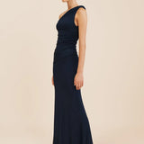 sasha one shoulder top royal blue posse