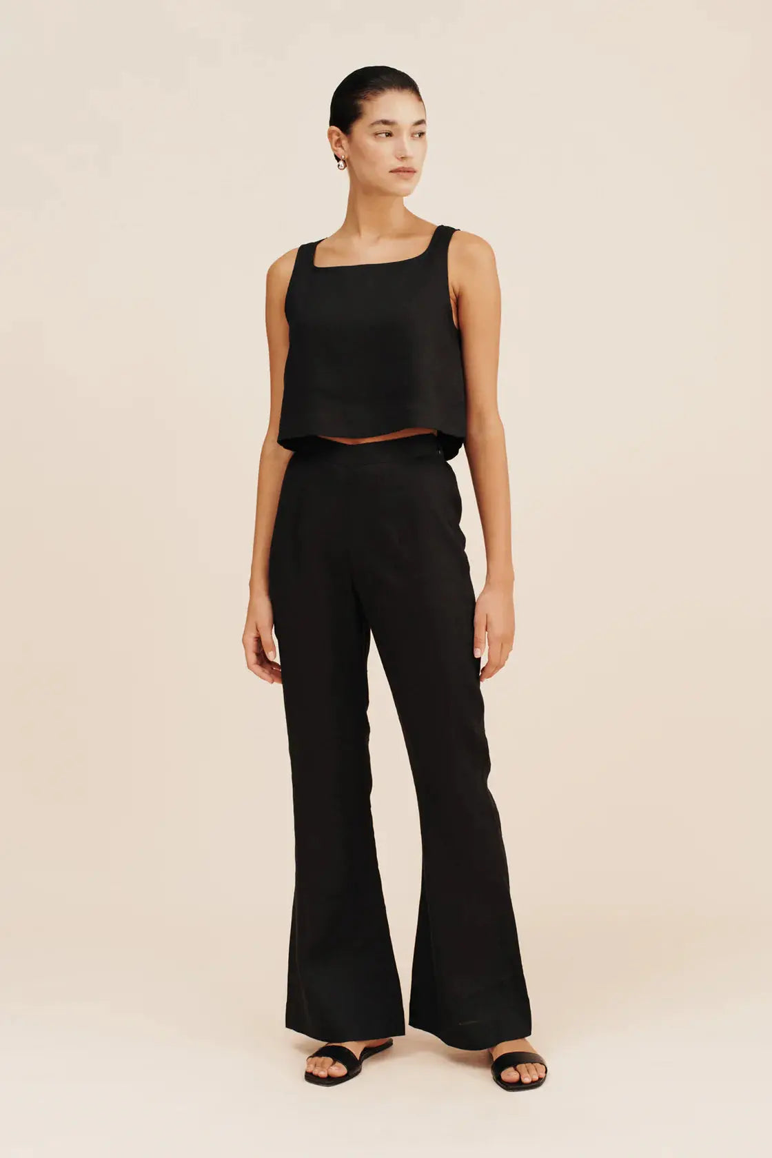 Tia Trouser in Black Posse