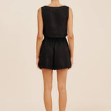 Alice Crop Top in Black Posse