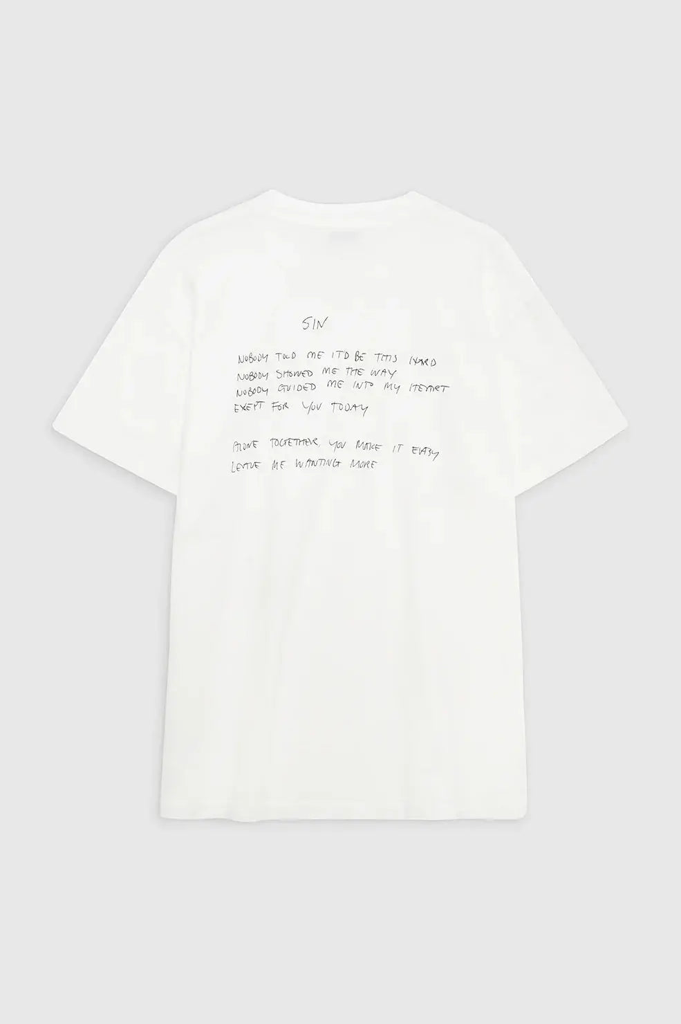 Walker Tee Lyrics in Ivory Anine Bing