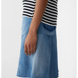 stripe placket tshirt bassike