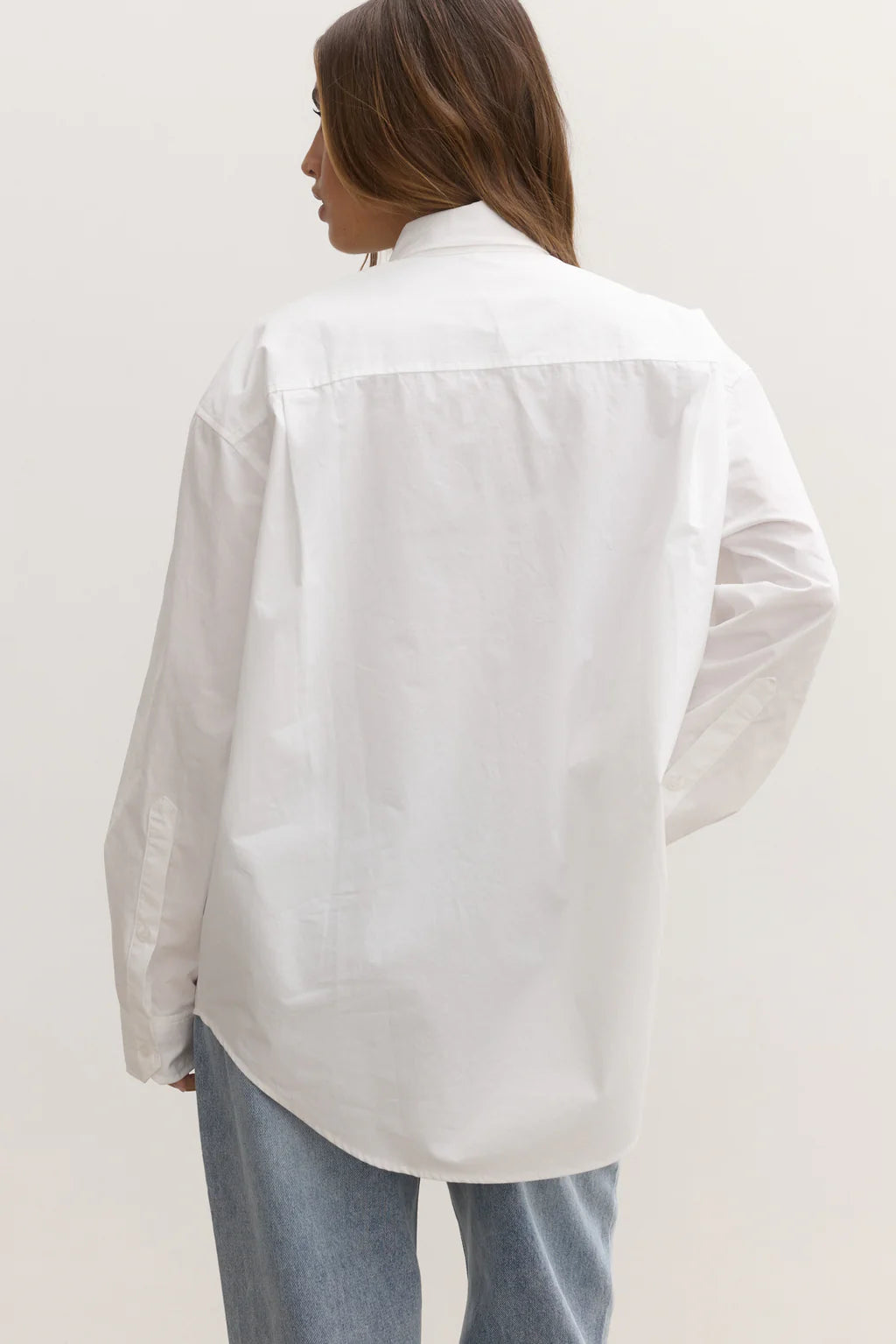 Avoca Shirt in White Bayse Brand