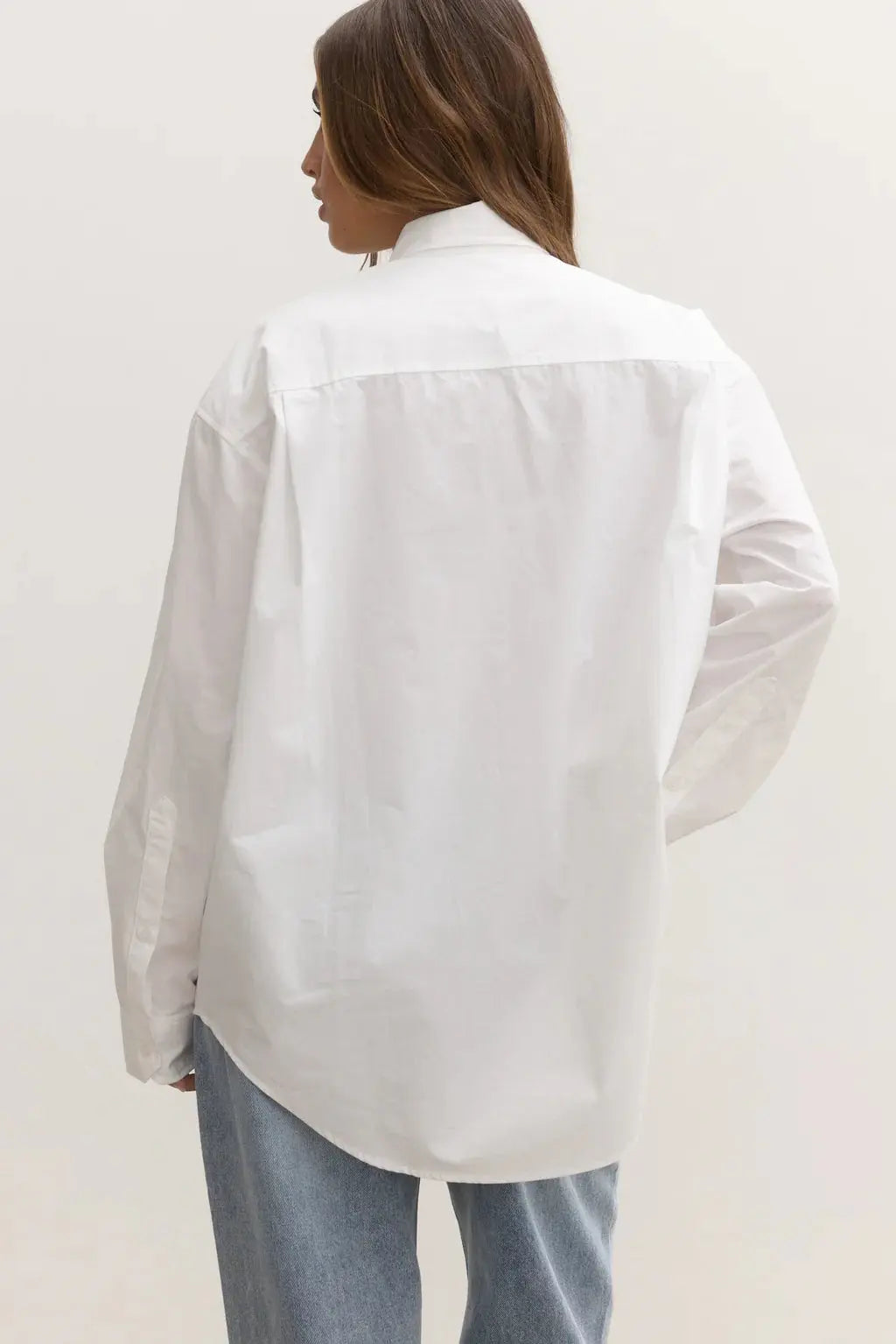 Avoca Shirt in White Bayse Brand