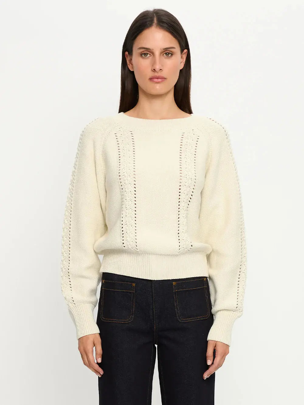Tahlia Knit in Cream Kivari