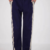 Panarea Trackpant in Navy Jasmine Alexa