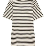 Mona Dress in Black Stripe French Terry Anine Bing