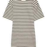 Mona Dress in Black Stripe French Terry Anine Bing